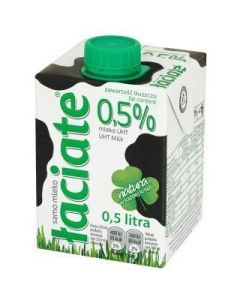 Mleko ŁACIATE UHT 0.5% 0.5L