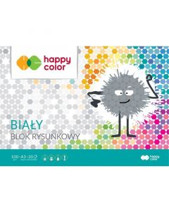 Blok rysunkowy biały A3 100g. 20ark. HA 3710 3040-0 HAPPY COLOR