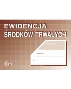 K09 Ewidencja środków trwałych A4 MICHALCZYK I PROKOP