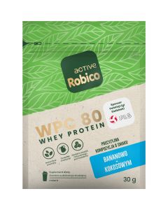 Robico Active WPC 80 bananowo kokosowy 30g