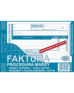 195-3E Faktura procedura marży towary używane A5 (o+1k) Michalczyk i Prokop