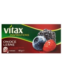 Herbata VITAX INSPIRATIONS (20 torebek*2g) OWOCE LEŚNE zawieszka