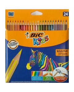 Kredki Eco Evolution 24kolory STRIPES 9505251 BIC