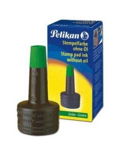 Tusz do stempli 28ml zielony PELIKAN 351239