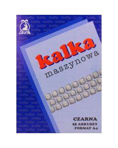 Kalka maszynowa A4 25 arkuszy DELFIN