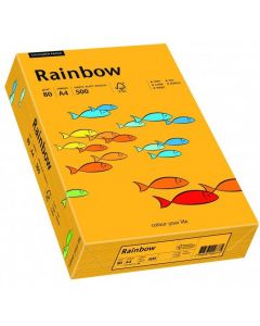 Papier ksero A4 80g RAINBOW R22 jasnopomarańczowy 88042409