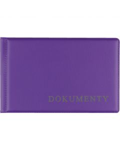 Okładka na dokumet.małe violet BIURFOL KOD-02-05