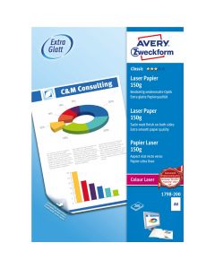 Papier do drukarek laser.150g 1798-200 8-200 AVERY ZWECKFORM