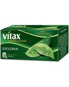 Herbata VITAX INSPIRATIONS (20 torebek) zielona 30g zawieszka