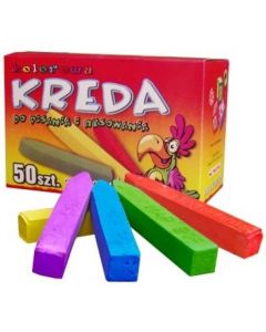 Kreda kolorowa B5 kwadratowa 50szt. MAR-BOR