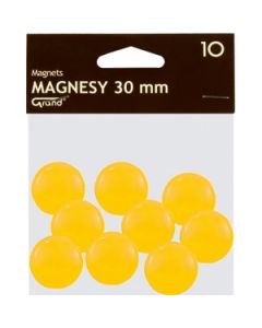 Magnesy 30mm żółte (10szt.) 130-1698 GRAND