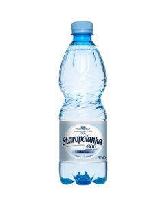 Woda mineralna STAROPOLANKA 800 0,5l (12) lekko gazowana