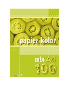 Papier ksero A4 80g KRESKA 100ark mix