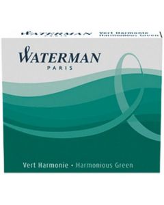 Naboje WATERMAN ziel.krótk.(6) S0110990