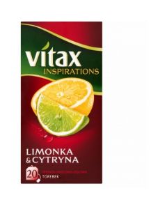 Herbata VITAX INSPIRATIONS (20 torebek*2g) Limonka & Cytryna zawieszka