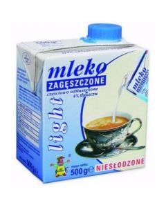 Mleko GOSTYŃ zageszczone niesłodzone LIGHT 500g