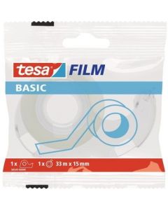 Taśma biurowa TESA Basic 15x33m z dyspenserem w etui 1szt. 58549