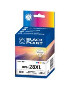 Tusz BLACK POINT (BPH28XL) kolor 480str zamiennik HP (28/C8728AE) DJ3520/3535/3550/3650/3745