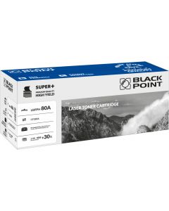 Toner BLACK POINT (LBPPH80A) czarny 3500str zamiennik HP (80A/CF280A)