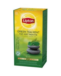 Herbata LIPTON BALANCE (25 kopert *1,3g) 32,5g zielona z aromatem Mięta