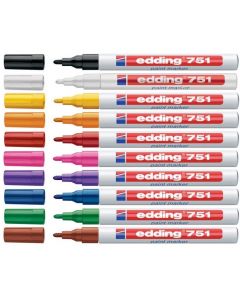 Marker lakierowy 1-2mm 751 złoty okrągła końcówka 751/053/ZL EDDING