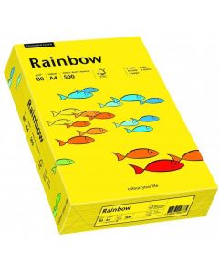 Papier ksero A4 80g RAINBOW R18 ciemnożółty 88042387