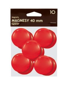 Magnesy 40mm czerwone (10szt.) 130-1701 GRAND