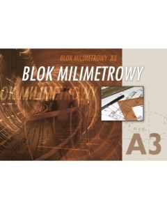 Blok milimetrowy A3 20k KRESKA