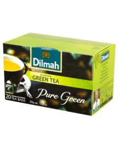 Herbata DILMAH (20 kopert) zielona PURE GREEN TEA 1,5g