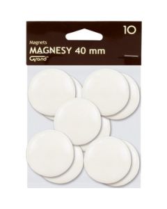 Magnesy 40mm białe (10szt.) 130-1699 GRAND