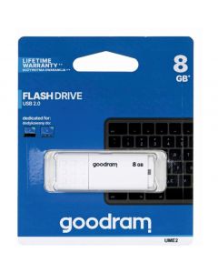 Pamięć USB 8GB GOODRAM UME2 biały USB 2.0 UME2-0080W0R11