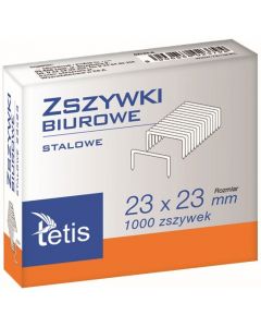 Zszywki biurowe hd 23/23 1000szt. GZ103-A TETIS