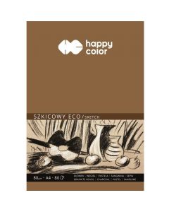 Blok rysunkowy A4 80k 80g ECO HA 3708-2030-A80 HAPPY COLOR