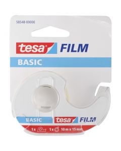 #Taśma biurowa TESA Basic 15x10m z Dyspenserem w etui 1szt. 58548