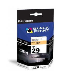 Tusz BLACK POINT (BPH29) czarny 36ml zamiennik HP (29/51629AE) DJ600/660/670/680