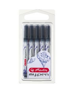 Naboje SET MY PEN L (5) niebieskie 0010983443 HERLITZ