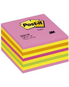 Bloczek samoprzylepny 76x76mm 450k różowo-żółty POST-IT 2028-NP UU009543941 3M