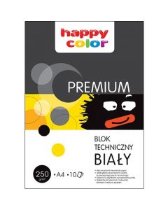 Blok techniczny A3 250g biały PREMIUM HA 3725 3040-0 HAPPY COLOR