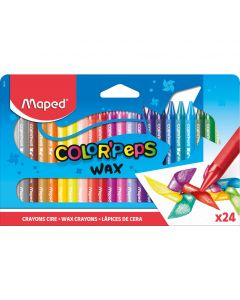 Kredki COLORPEPS świecowe 24 kolorów 861013 MAPED