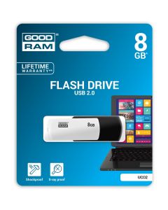 Pamięć USB 8GB GOODRAM UCO2 czarno-biały USB 2.0 UCO2-0080KWR11