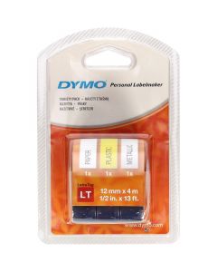 Taśma LETRATAG pap/plast/met.59431(3) DYMO bia/żół/sre SS0721780