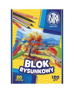 Blok rysunkowy A4 120g 106111001 ASTRA