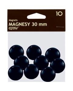 Magnesy 30mm GRAND czarne (10szt.) 130-1694 GRAND