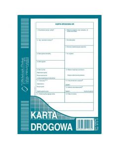 Karta drogowa A5 Numerowana 815-3N