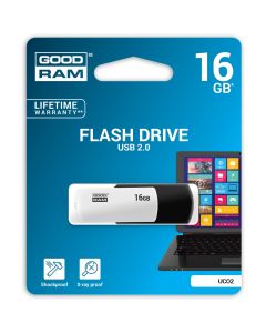 Pamięć USB 16GB GOODRAM UCO2 czarno-biały USB 2.0 UCO2-0160KWR11