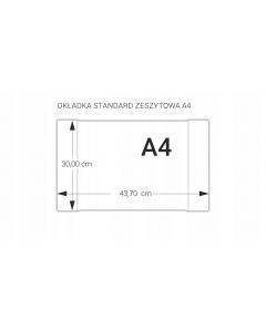 Okładka zeszytowa A4 - 300 bezbarwna (25szt.) OZK-02-01 BIURFOL