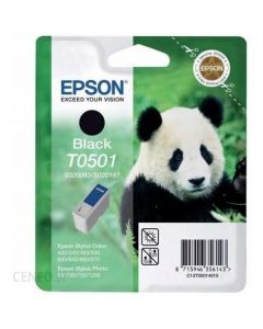 Tusz EPSON (T0501/C13T05014010/S020093/S020187) czarny 400str Stylus 400/500/600