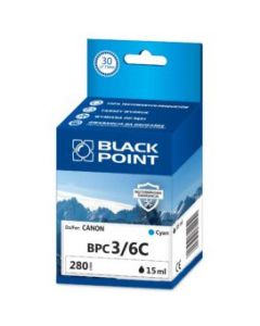 Tusz BLACK POINT (BPC3/6C) niebieski 15ml zamiennik CANON (BCI-3C/BCI-6C) C800/820/830/900/9000