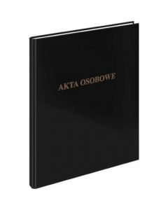 Segregator AKTA OSOBOWE A4/2/2 czarny 030/02 VAUPE