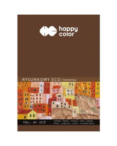 Blok rysunkowy A4 25k 150g ECO HA 3715 2030-A25 HAPPY COLOR